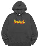 mahagrid (マハグリッド) SLIME LOGO HOODIE [CHARCOAL]