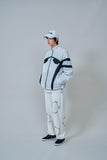 オーワイ(OY) ROUND LOGO JOGGER PANTS-WHITE