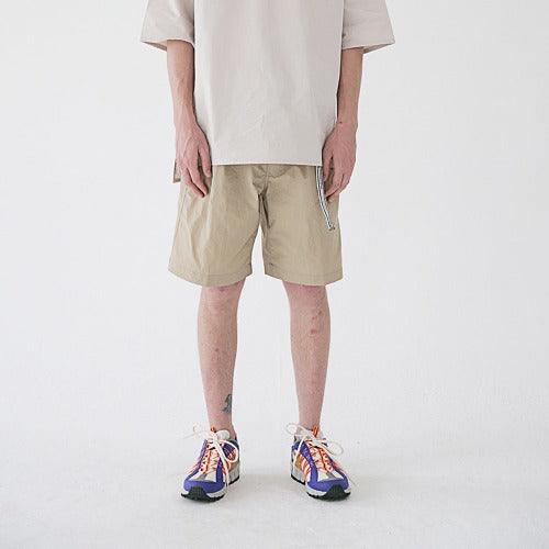 メスノウン(MASSNOUN) TWO TUCK WIDE SHORT PANTS MSESP002-BG