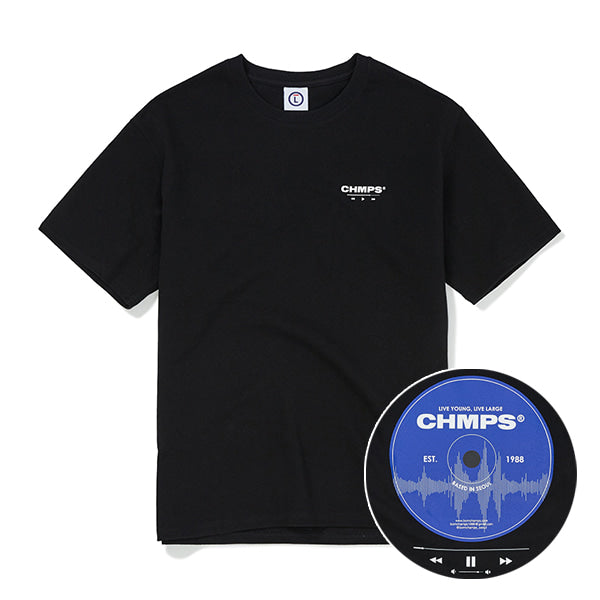 ボーンチャンプス(BORN CHAMPS) CHMPS STREAMING TEE B22ST19BK