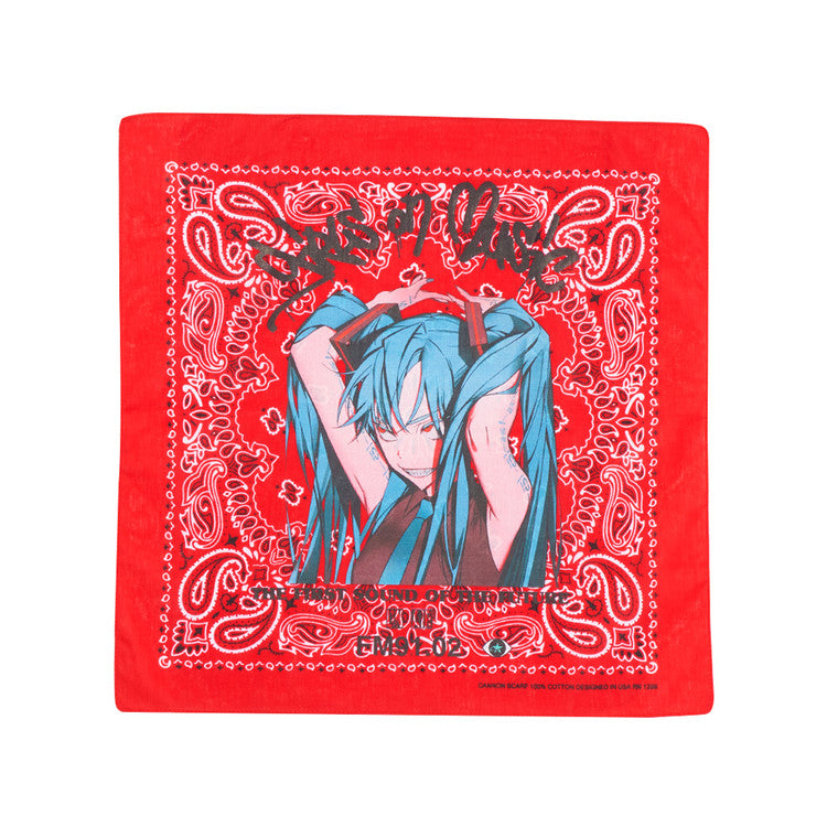 FM91.02 (エフエム91.02)　XHM PAISLEY BANDANA RED
