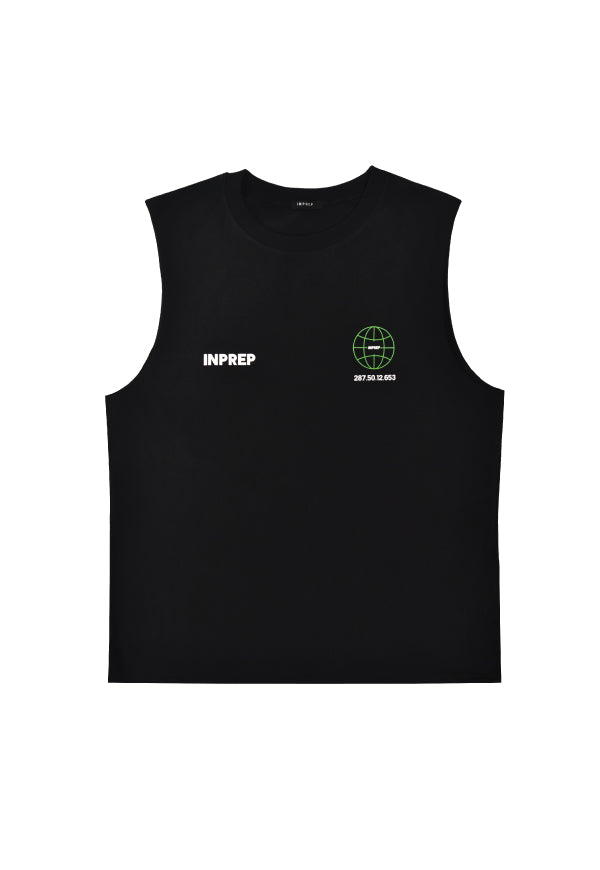 INPREP (インプレップ)GLOBE LOGO SLEEVELESS (3 COLORS) – UNDERSTUDY CLUB