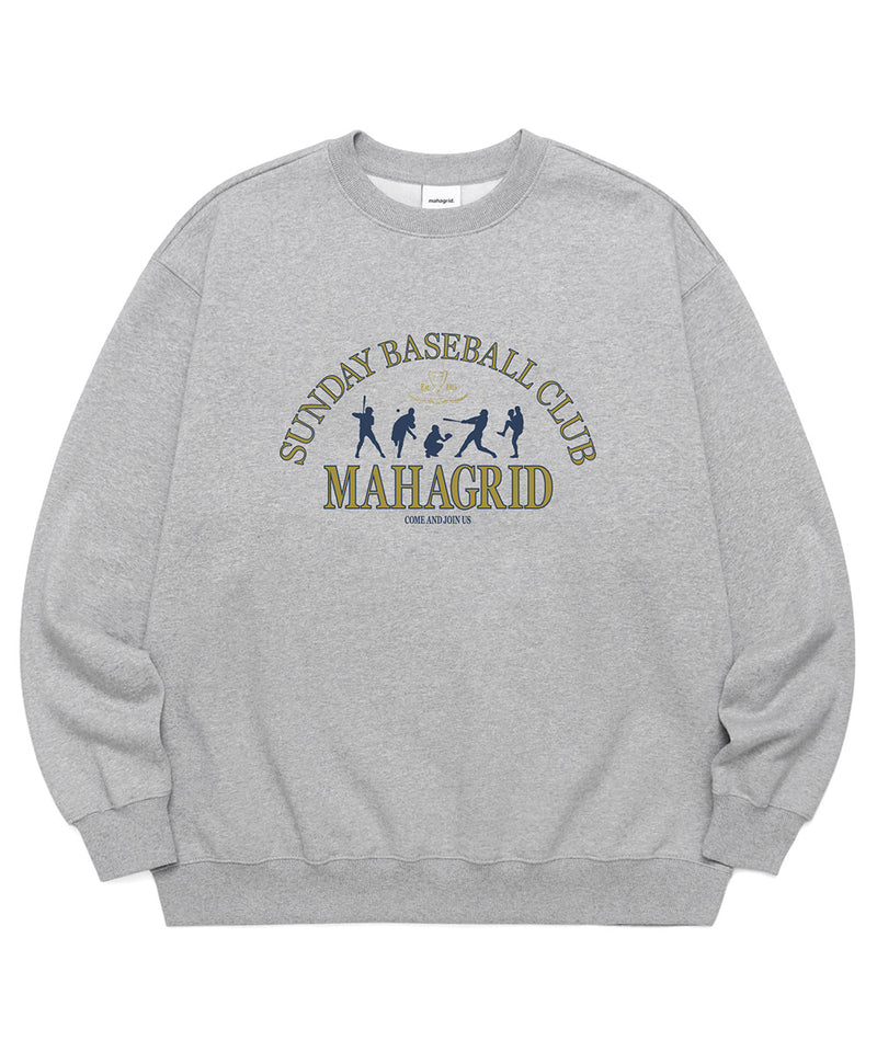 mahagrid (マハグリッド) SBC PLAYERS SWEATSHIRT [GREY]