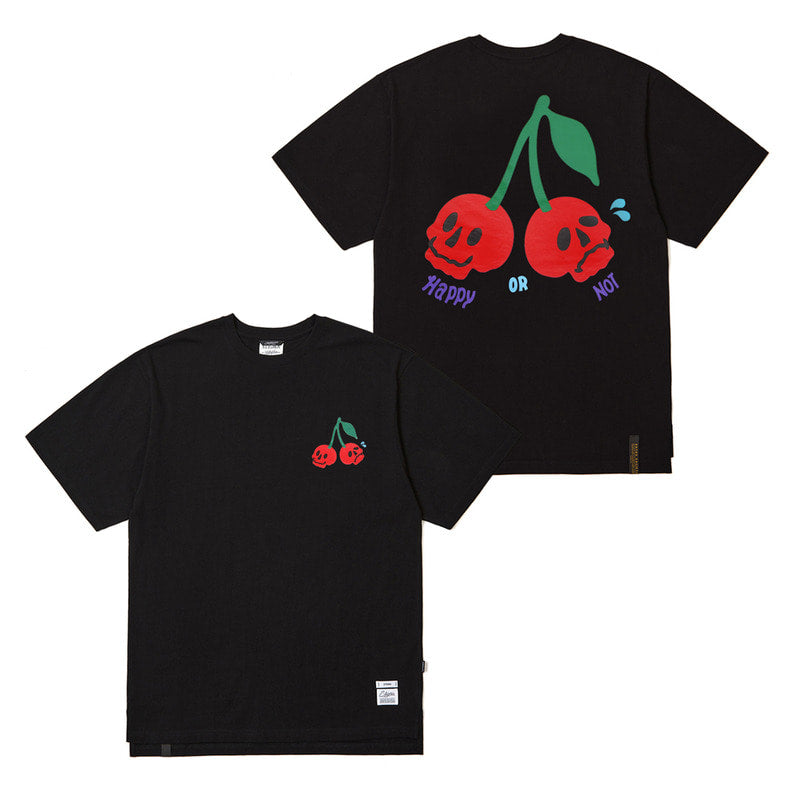 STIGMA(スティグマ) 22 CHERRY OVERSIZED T-SHIRTS BLACK