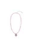 ReinSein（レインセイン）Pink checkered heart necklace