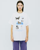 NCOVER（エンカバー）DOG FRIENDS TSHIRT-WHITE