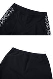 オーワイ(OY) WAVE LINE LOGO PANTS-BLACK