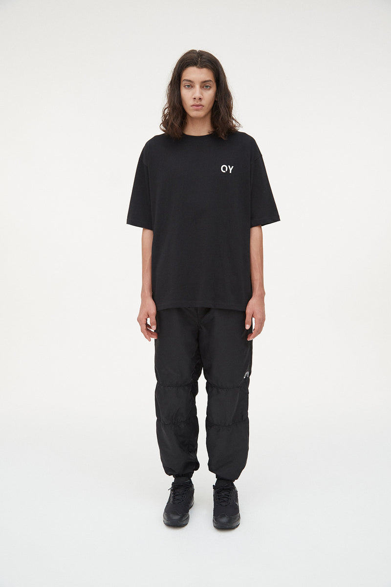 オーワイ(OY)  CUBE FLOWER LOGO T-BLACK