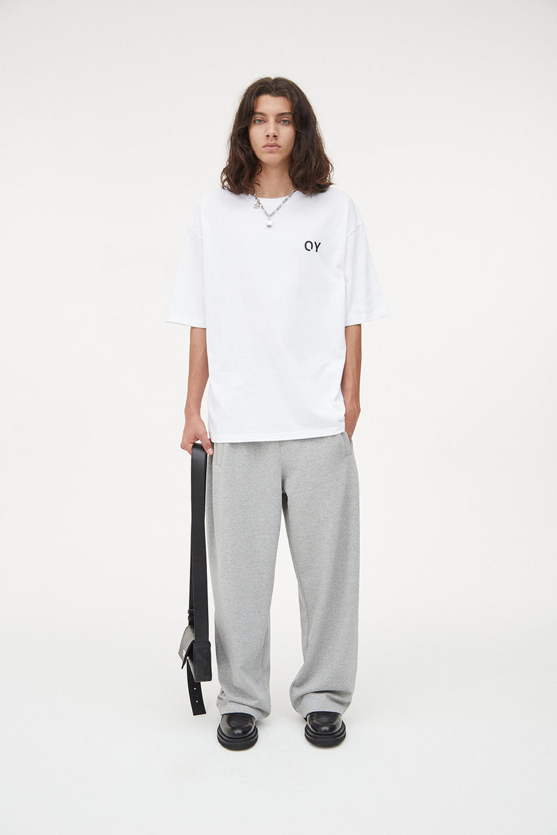 オーワイ(OY)  CUBE FLOWER LOGO T-WHITE