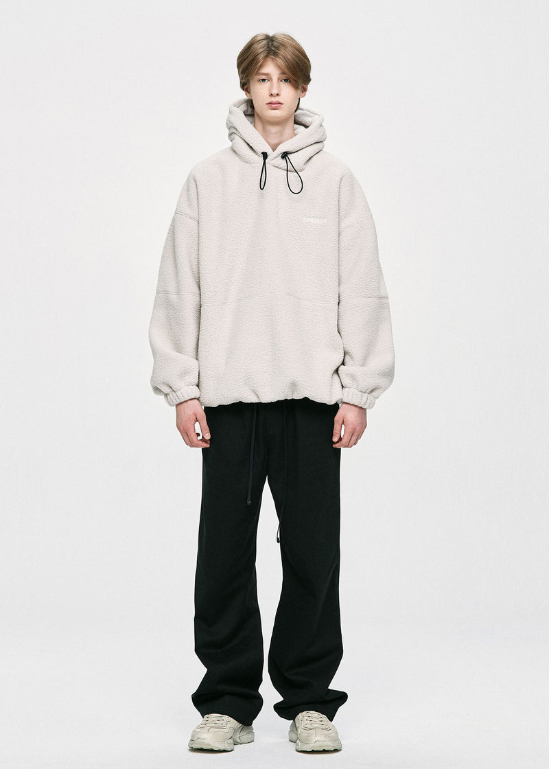 ディープリーク(DPRIQUE) OVERSIZED FLEECE HOODIE - IVORY
