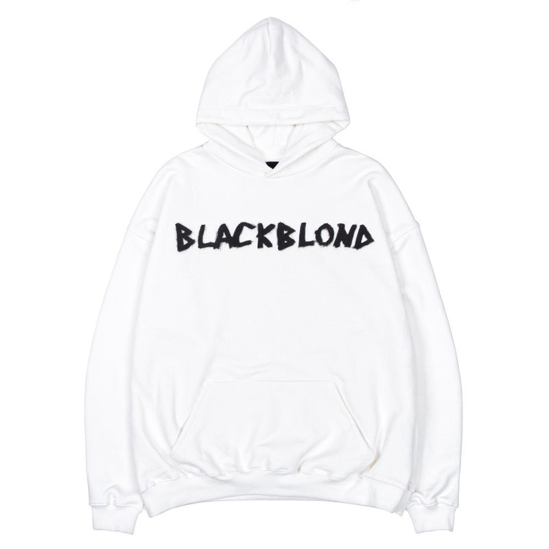 ブラックブロンド(BLACKBLOND) BBD Graffiti Logo Hoodie (White)