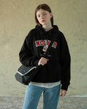 NCOVER（エンカバー）TOBY FACE ARCH LOGO HOODIE-BLACK