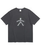 mahagrid (マハグリッド) SKELETON TEE [CHARCOAL]