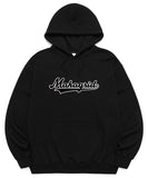 mahagrid (マハグリッド)  OLD SCHOOL LOGO HOODIE [BLACK]