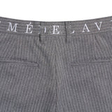 アクメドラビ(acme' de la vie) ADLV LOGO EMBROIDERY WIDE PANTS GREY