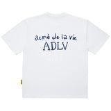 アクメドラビ(acme' de la vie)  GLOSSY BASIC LOGO SHORT SLEEVE T-SHIRT WHITE