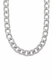 BLACKPURPLE (ブラックパープル) PONDELL CUBIC CHAIN NECKLACE