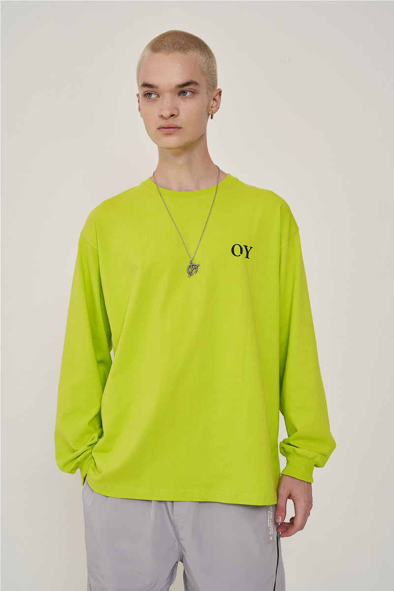 オーワイ(OY) THEME LOGO T-NEON GREEN