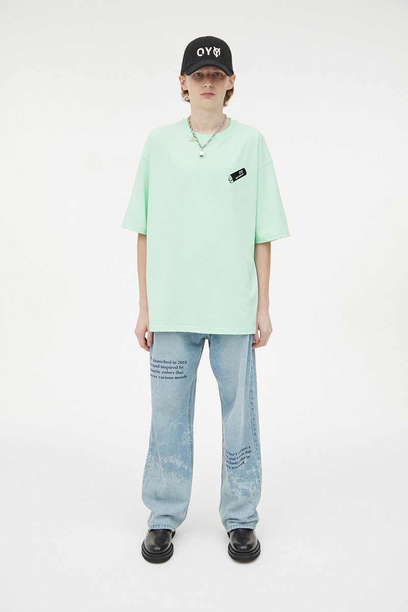 オーワイ(OY) LIGHTER LOGO T-MINT