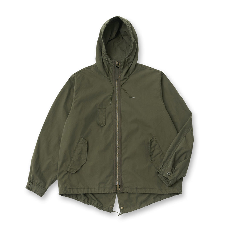 Q CUMBERS (キューカンバース) MILITARY HOODED PARKA / OLIVE