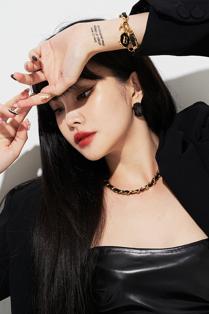 BLACKPURPLE (ブラックパープル) Guerlain Chain Choker Necklace