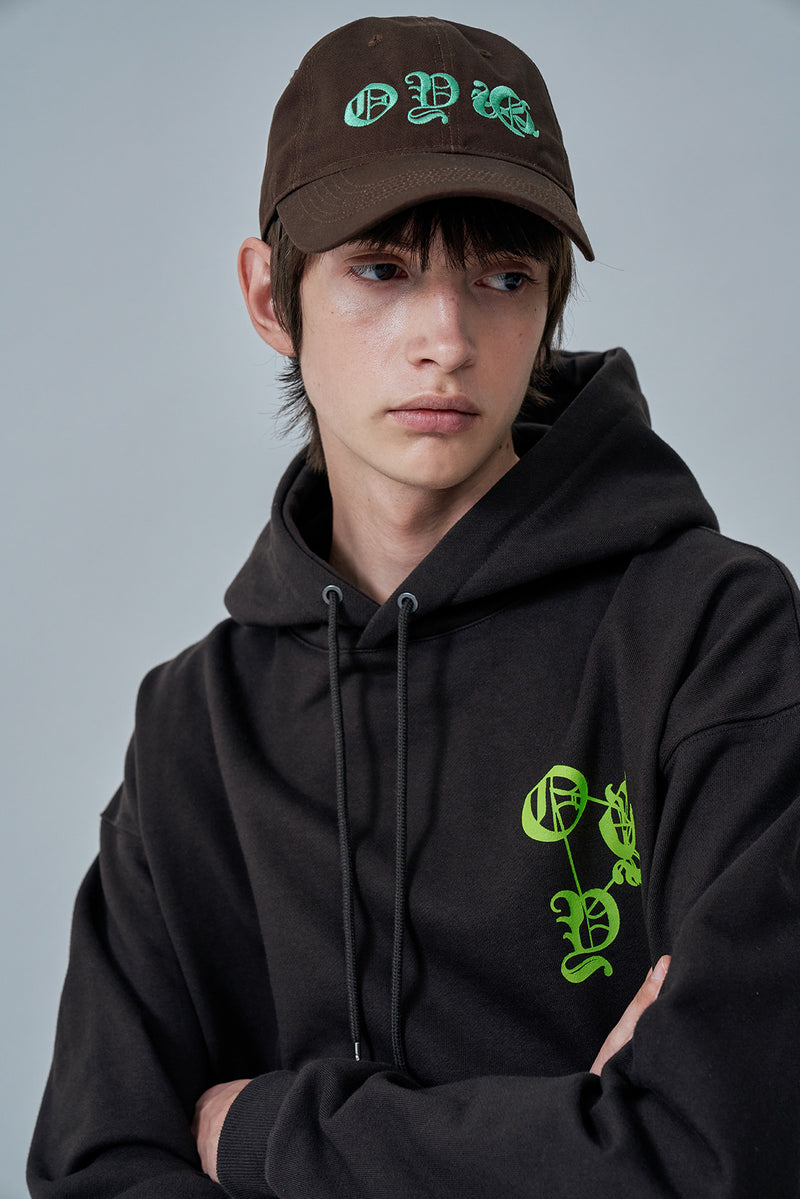 オーワイ(OY) DEVIL LOGO CAP-BROWN