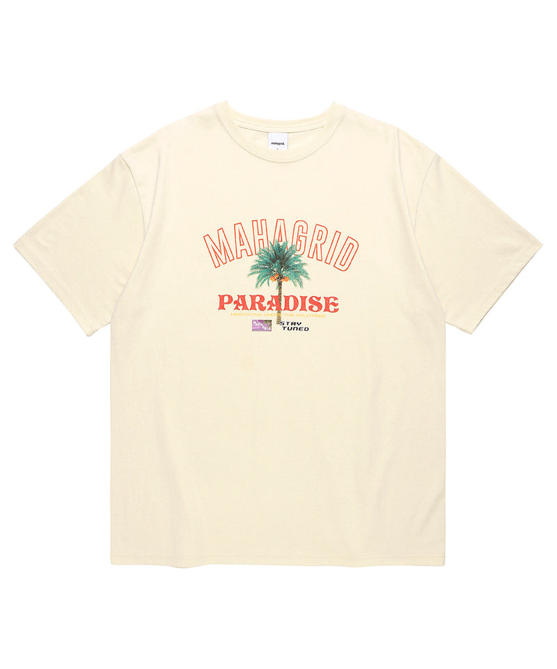 mahagrid (マハグリッド)  PARADISE TEE [CREAM]