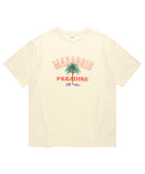 mahagrid (マハグリッド)  PARADISE TEE [CREAM]