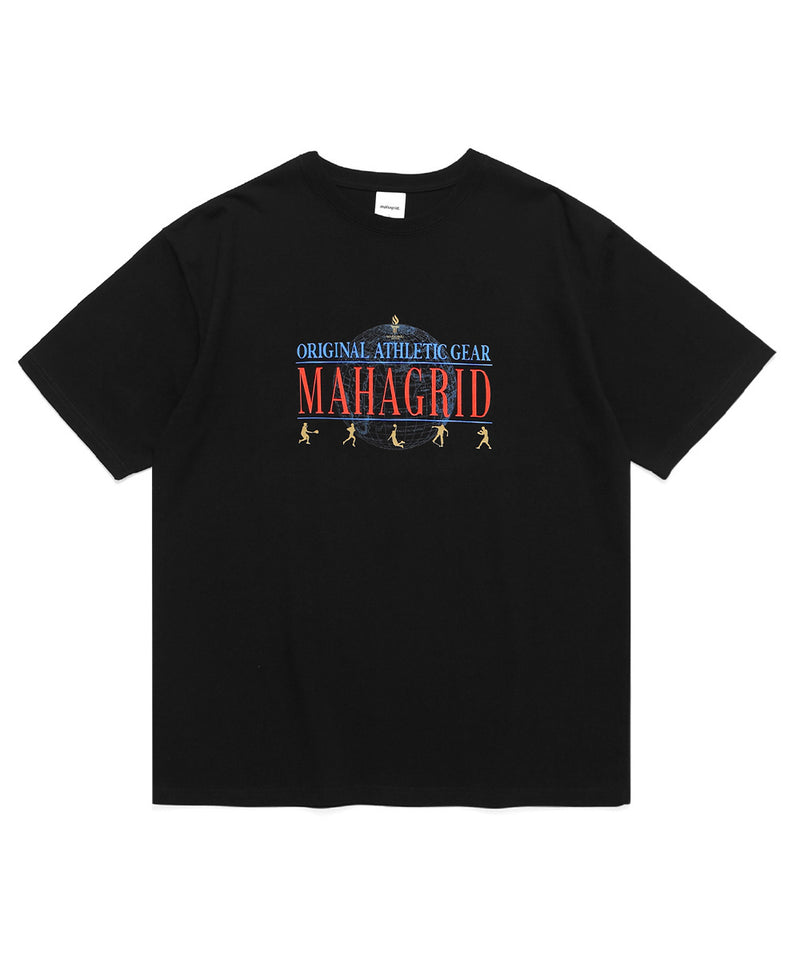 mahagrid (マハグリッド)  ATHLETIC GEAR TEE [BLACK]