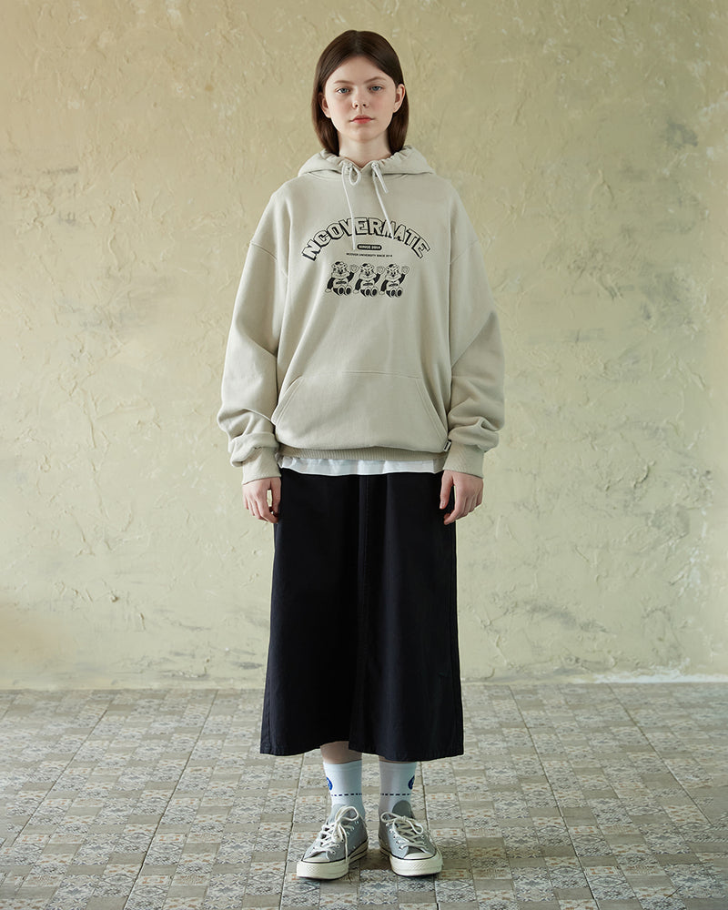 NCOVER（エンカバー）THREE BERT ARCH LOGO HOODIE