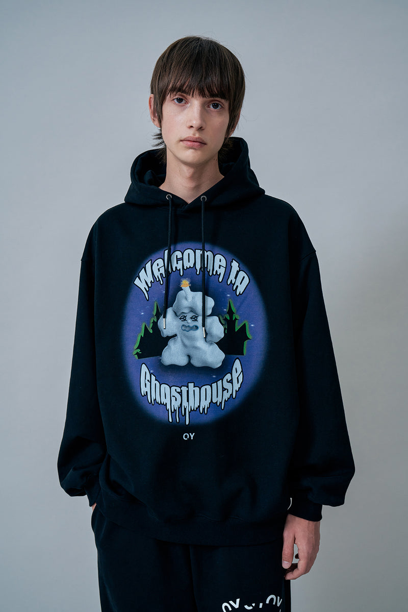 オーワイ(OY) CANDLE BOY HOODIE-BLACK