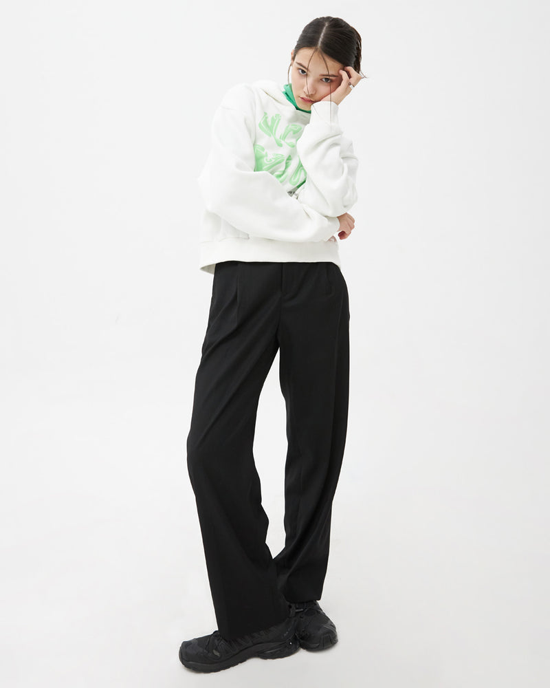 NCOVER（エンカバー）GLOW LOGO HOODIE-WHITE