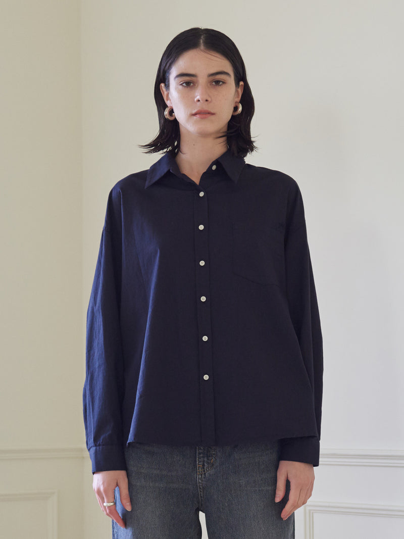 TMO BY 13MONTH（ティーエムオーバイサーティンマンス）CASUAL SHIRT (NAVY)