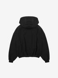 ディープリーク(DPRIQUE)  OVERSIZED FULL ZIP HOODIE - BLACK