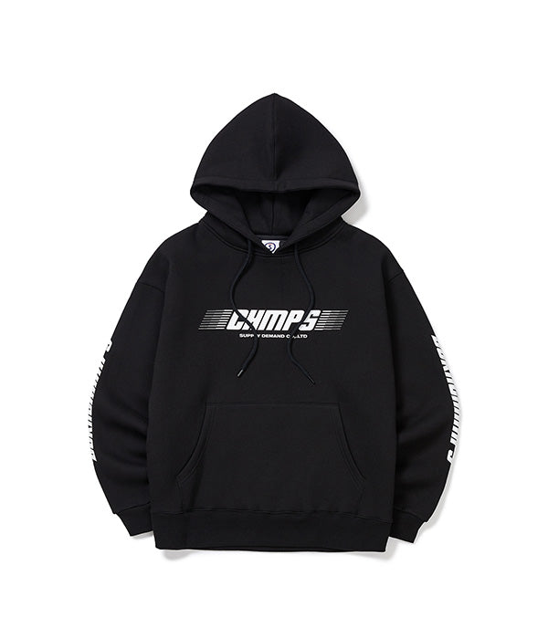 ボーンチャンプス(BORN CHAMPS)   CHMPS ITALIC HOODIE B22FT02BK