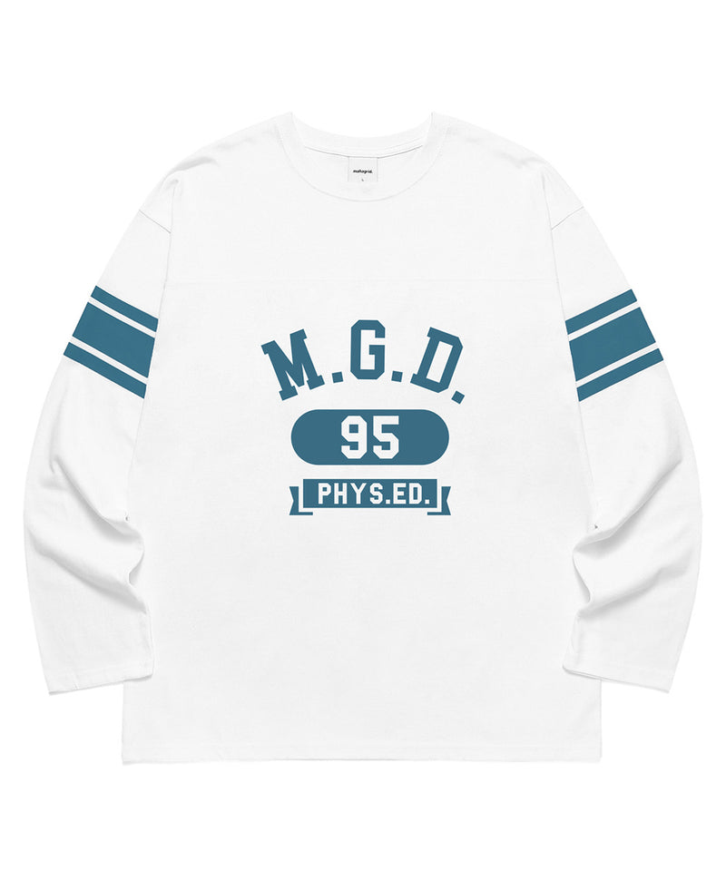 mahagrid (マハグリッド) RUGBY LS TEE [WHITE]