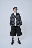 オーワイ(OY) CHECK LOGO REVERSIBLE JACKET-BLACK