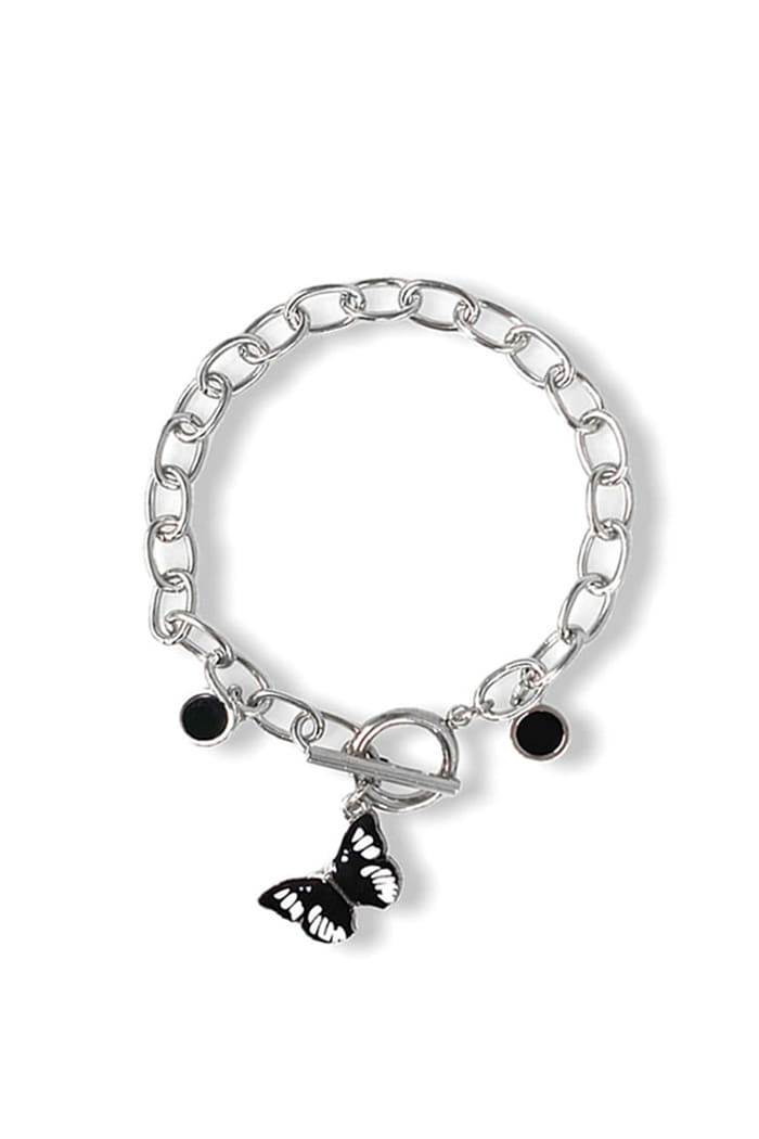 BLACKPURPLE (ブラックパープル)  3P BLACK BUTTERFLY BRACELET (2TYPE)