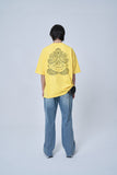 オーワイ(OY) PAISLEY LOGO T-YELLOW