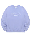 mahagrid (マハグリッド) THIRD LOGO CREWNECK [PURPLE]