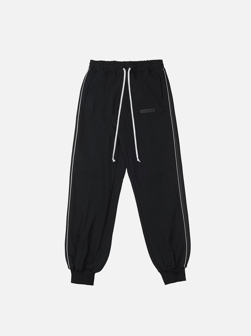 ディープリーク(DPRIQUE) PIPING TRACK PANTS - BLACK