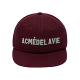 アクメドラビ(acme' de la vie) ADLV STITCH EMBROIDERY BALL CAP WINE