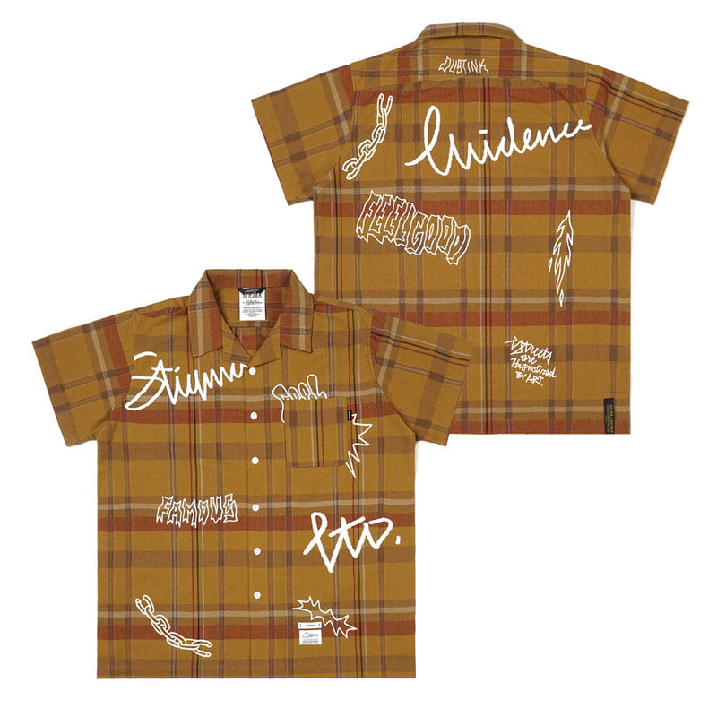 STIGMA(スティグマ) 22 GORGEOUS SHORT SLEEVES SHIRTS YELLOW