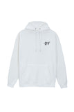 オーワイ(OY) PAINT LOGO HOODIE-WHITE