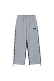 オーワイ(OY) OVER CHECK LOGO PANTS-GREY