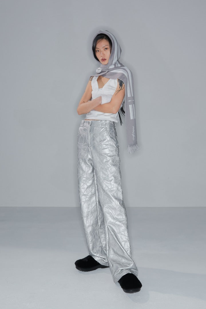 nache(ナチェ)   NEEDLEWORK LEATHER PANTS (UNISEX)