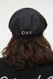 オーワイ(OY) NYLON NEWSBOY CAP-BLACK