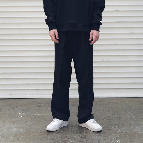 メスノウン(MASSNOUN) ONE TUCK WIDE SLACKS MFETT001-BK