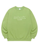 mahagrid (マハグリッド) THIRD LOGO CREWNECK [LIGHT GREEN]