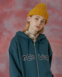 NCOVER（エンカバー）SIGNATURE PATCH LOGO HOODIE ZIPUP-DEEP BLUE